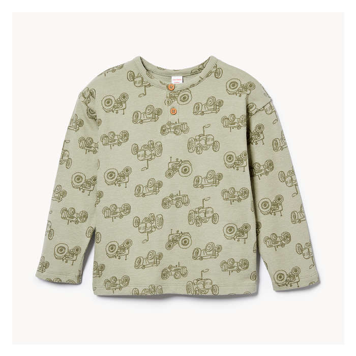Toddler Boys' Henley Long Sleeve